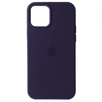 Чехол-силикон оригинал Full Soft Matte Case with MagSafe iPhone 14 Pro Max, Elderberry