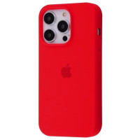 Чехол-силикон оригинал Full Soft Matte iPhone 14 Pro Max, Red
