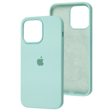 Чехол-силикон оригинал Full Soft Matte iPhone 14 Pro (Бирюзовый / Beryl)