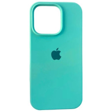 Чехол-силикон оригинал Full Soft Matte iPhone 14 Pro Max (Бирюзовый / Swimming pool)