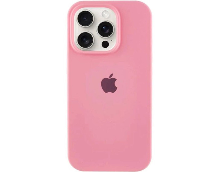 Чехол-силикон оригинал Full Soft Matte iPhone 15 Pro, Light pink