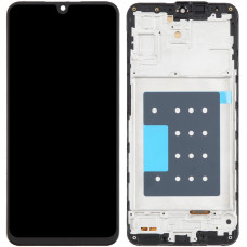 Дисплей с сенсорным экраном (модуль) Samsung A175 Galaxy A17 4G, черный с рамкой, оригинал