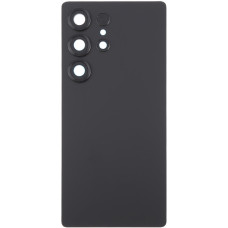 Задня панель корпуси для Samsung S938 Galaxy S25 Ultra, чорна з склом камери