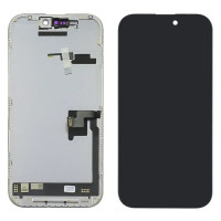 Дисплей с сенсорным экраном (модуль) iPhone 16 Pro, черный, оригинал, сервисная упаковка GXQC-Super OLED SOFT (без ошибки) 120Hz 