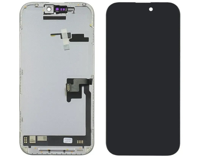 Дисплей з сенсорним екраном (модуль) iPhone 16 Pro, чорний, оригінал, сервісна упаковка GXQC-Super OLED SOFT (без помилки) 120Hz