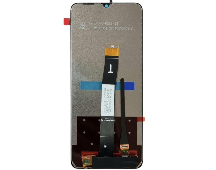 Дисплей с сенсорным экраном (модуль) Xiaomi Redmi 12C /Redmi 11A /Poco C55 (JT) черный, оригинал