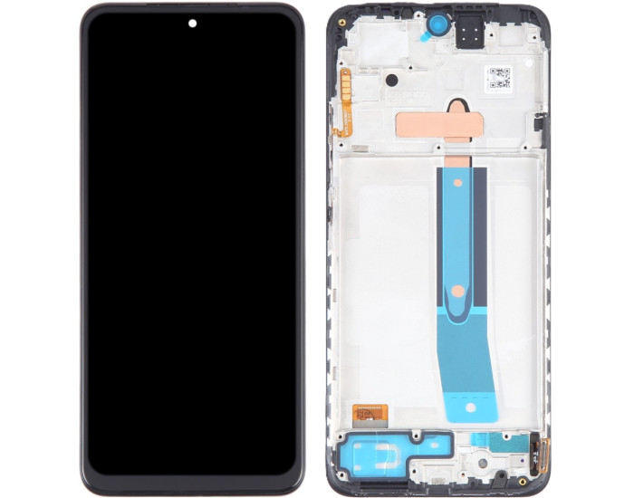 Дисплей с сенсорным экраном (модуль) Xiaomi Redmi Note 11S /Poco M4 Pro 4G, черный с рамкой, оригинал