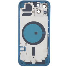 Корпус для iPhone 13 з тримачем SIM карти, з бічними кнопками, синій, оригінал
