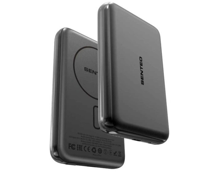 Портативная батарея (Power Bank) Senteo Q.MAX 2 Ultra Slim (USB-C/15w) 10 000mAh, темно-серый