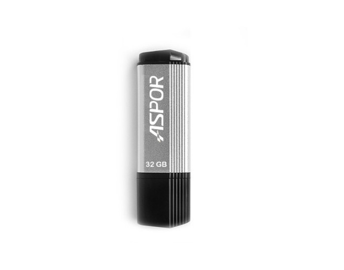 Флешка USB 3.0 Aspor 32GB AR121, серебристая