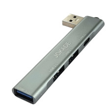 Переходник USB HUB Jokade JC022 KUXUN Series 4 in 1 converter (USB to Type-C+2*USB 2.0+1USB 3.0) серый