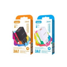 Сетевое зарядное устройство Jokade JB048 MIGAO (3A/USB-A) с кабелем (USB-Micro) черный
