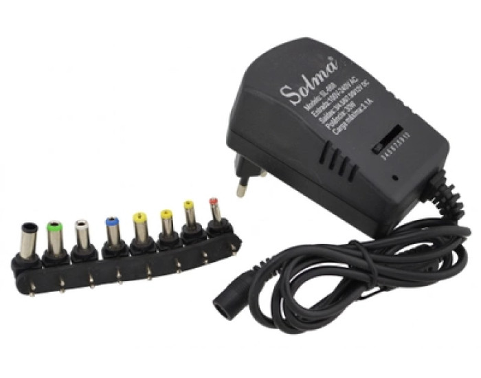 Универсальное зарядное устройство SY668 30W (3V-12V) с переходниками