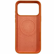 Чохол-силікон Velvet Ring MagSafe iPhone 17 Pro Max, Помаранчевий