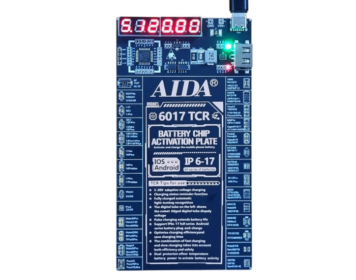 Активатор аккумулятора Aida 6017 TCR