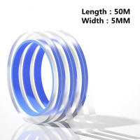 Скотч односторонний Mechanic S2 для фиксации 5mm, 50m, прозрачный
