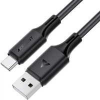Кабель USB Acefast C17-04 USB to Type-C (3A/1.2m) чорний