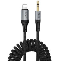 Переходник Hoco UPA33A Lightning to 3.5 AUX, черный