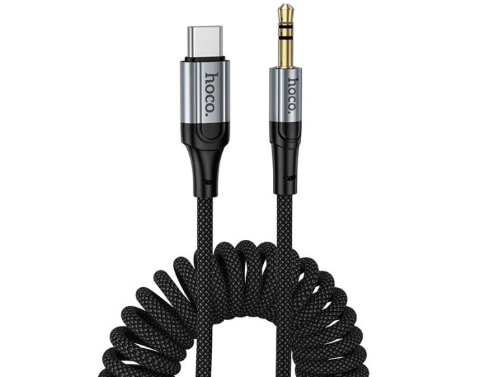 Переходник Hoco UPA33B Type-C to 3.5 AUX, черный