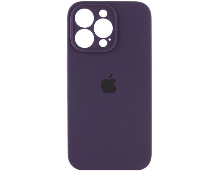 Чехол-силикон оригинал Full Camera Soft Matte iPhone 15 Pro, Elderberry