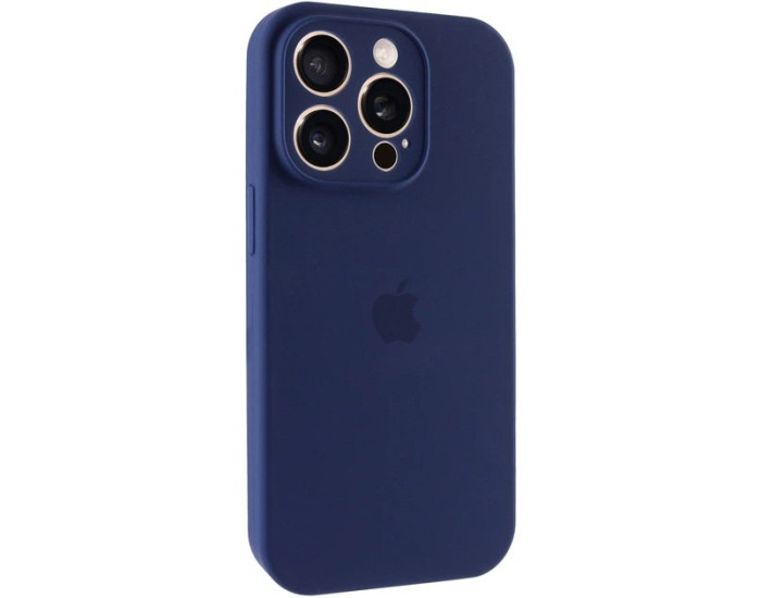 Чехол-силикон оригинал Full Camera Soft Matte iPhone 15 Pro, Deep navy