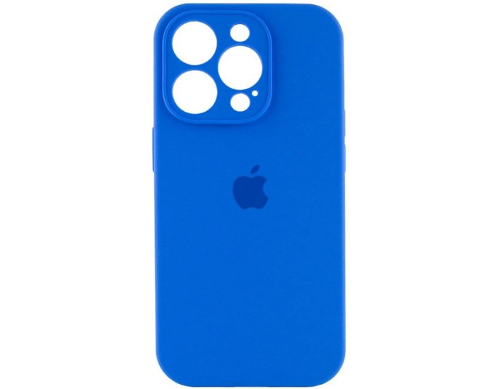 Чехол-силикон оригинал Full Camera Soft Matte iPhone 14 Pro, Denim blue 