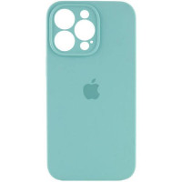 Чехол-силикон оригинал Full Camera Soft Matte iPhone 15 Pro (Бирюзовый / Marine Green)