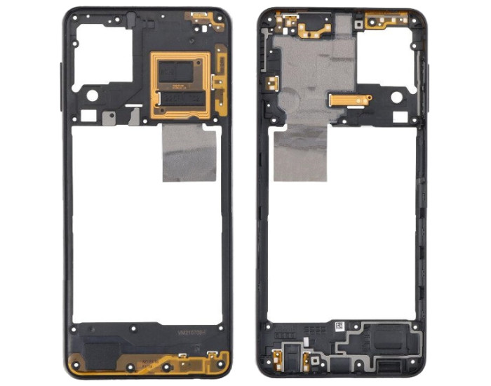 Рамка кріплення корпуси Samsung A225 Galaxy A22 4G, чорна