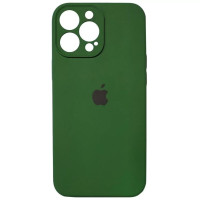 Чехол-силикон оригинал Full Camera Soft Matte iPhone 14 Pro Max, Forest green