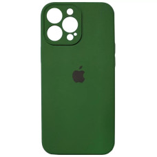 Чехол-силикон оригинал Full Camera Soft Matte iPhone 14 Pro Max, Forest green