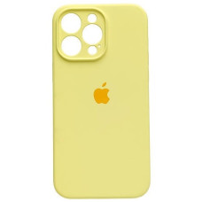 Чехол-силикон оригинал Full Camera Soft Matte iPhone 14 Pro Max, Mellow yellow