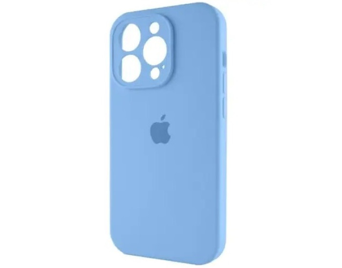 Чехол-силикон оригинал Full Camera Soft Matte iPhone 14 Pro Max, Cornflower