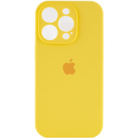 Чехол-силикон оригинал Full Camera Soft Matte iPhone 14 Pro Max, Neon yellow