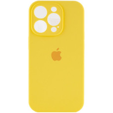 Чехол-силикон оригинал Full Camera Soft Matte iPhone 14 Pro Max, Neon yellow