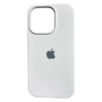 Чехол-силикон оригинал Full Soft Matte Case with MagSafe iPhone 14 Pro Max (Белый / White)