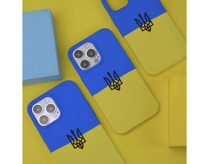 Чехол-силикон оригинал Full Soft Matte iPhone 15 Plus Ukraine