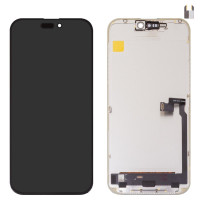 Дисплей з сенсорним екраном (модуль) iPhone 16 Pro, чорний, 120Hz DD-OLED (без помилки)