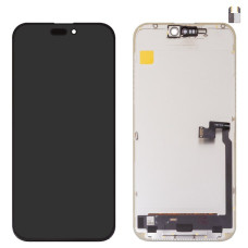 Дисплей з сенсорним екраном (модуль) iPhone 16 Pro, чорний, 120Hz DD-OLED (без помилки)