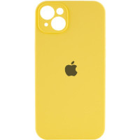 Чехол-силикон оригинал Full Camera Soft Matte iPhone 15, Yellow
