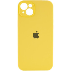 Чехол-силикон оригинал Full Camera Soft Matte iPhone 15, Yellow