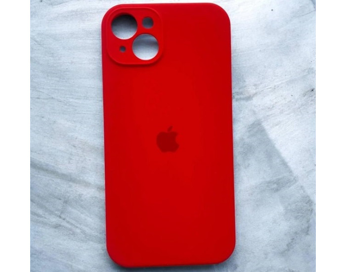 Чехол-силикон оригинал Full Camera Soft Matte iPhone 15, Red