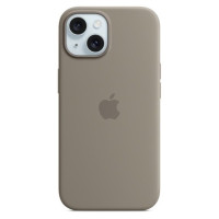 Чехол-силикон оригинал Full Soft Matte iPhone 15, Clay