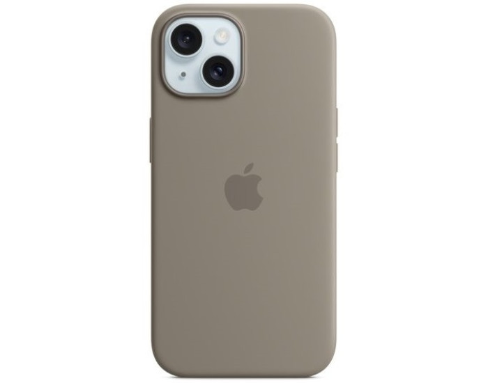 Чехол-силикон оригинал Full Soft Matte iPhone 15, Clay