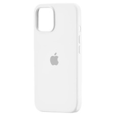 Чехол-силикон оригинал Full Soft Matte with MagSafe iPhone 15 (Белый / White)