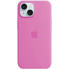 Чехол-силикон оригинал Full Soft Matte with MagSafe iPhone 15, розовый
