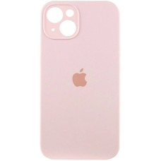 Чехол-силикон оригинал Full Camera Soft Matte iPhone 15 Plus, Chalk pink