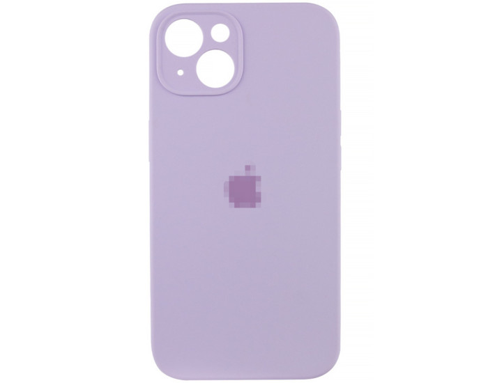 Чехол-силикон оригинал Full Camera Soft Matte iPhone 15 Plus, Glycine