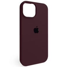Чехол-силикон оригинал Full Soft Matte iPhone 15 Plus, Plum