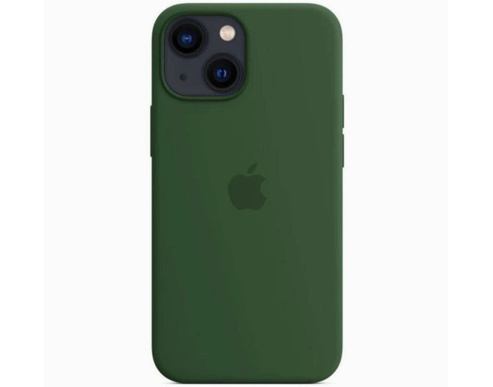 Чехол-силикон оригинал Full Soft Matte iPhone 15 Plus, Forest green