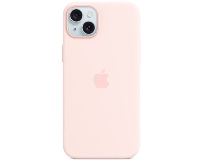 Чехол-силикон оригинал Full Soft Matte iPhone 15 Plus, Light pink